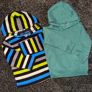 Toddler Boys Set of TWO 18M Hooded Sweatshirts